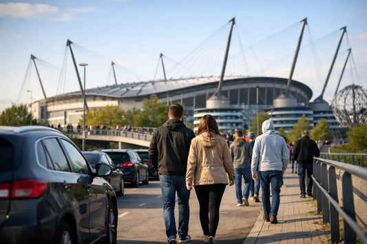 Safe Walking Route From Car Park to Etihad