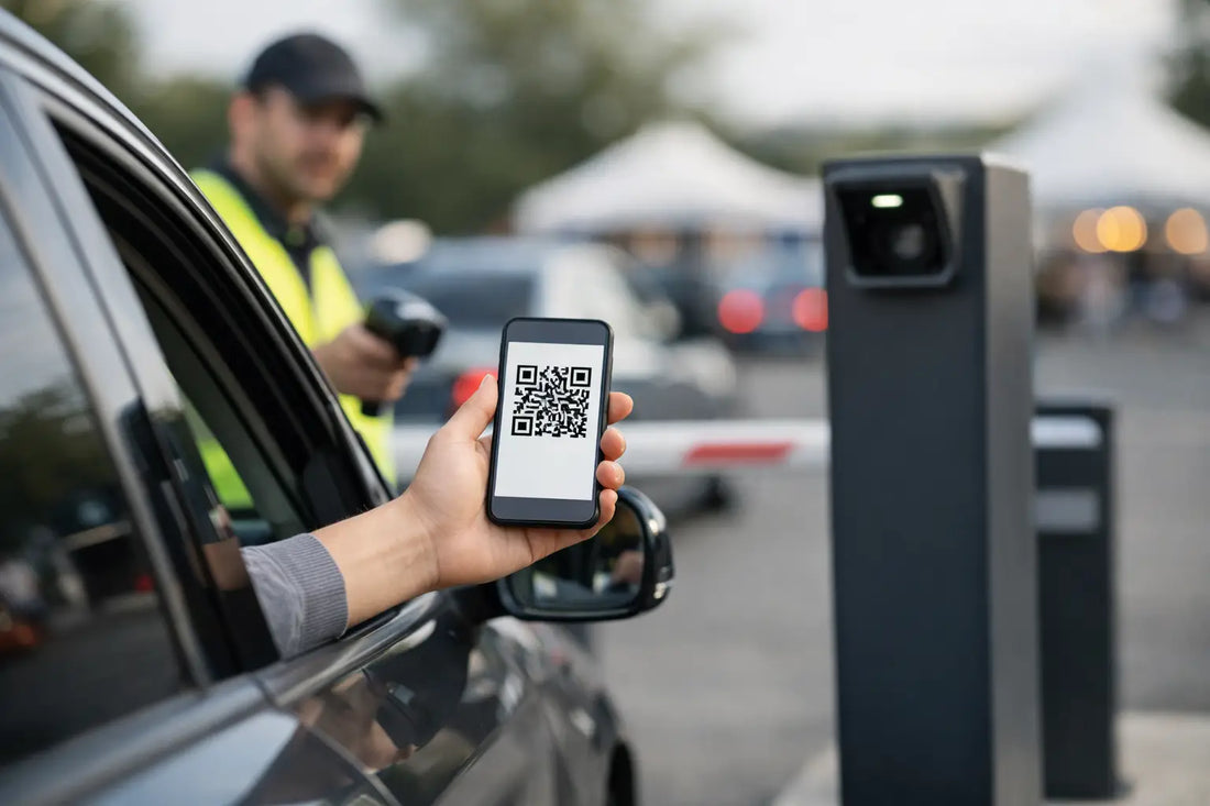 How QR Code Parking Entry Works at Events