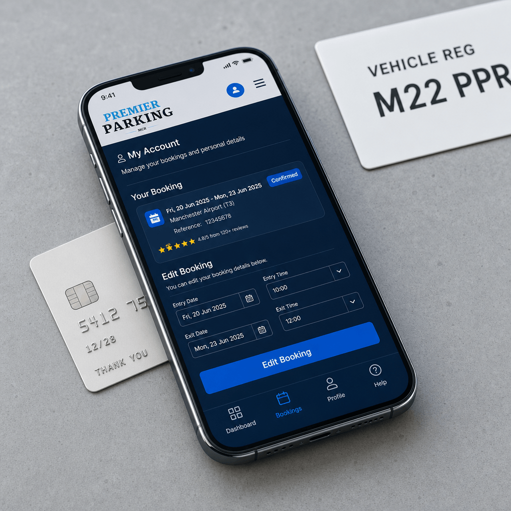 How to Amend Your Parking Booking at Premier Parking