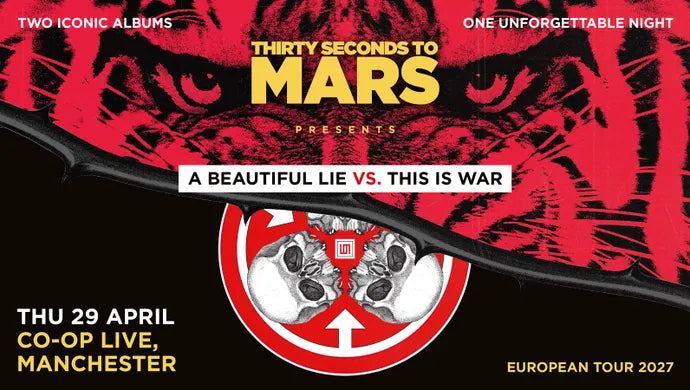 Secure parking for 30 Seconds to Mars- 29/04/2027 - Premier Parking Manchester
