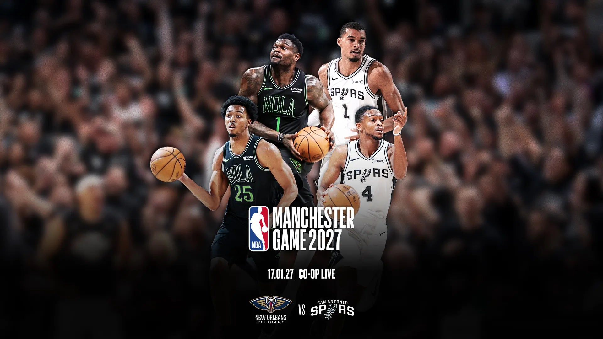 Secure parking for NBA New Orleans Pelicans Vs San Antonio Spurs - 17/01/2027 - Premier Parking Manchester