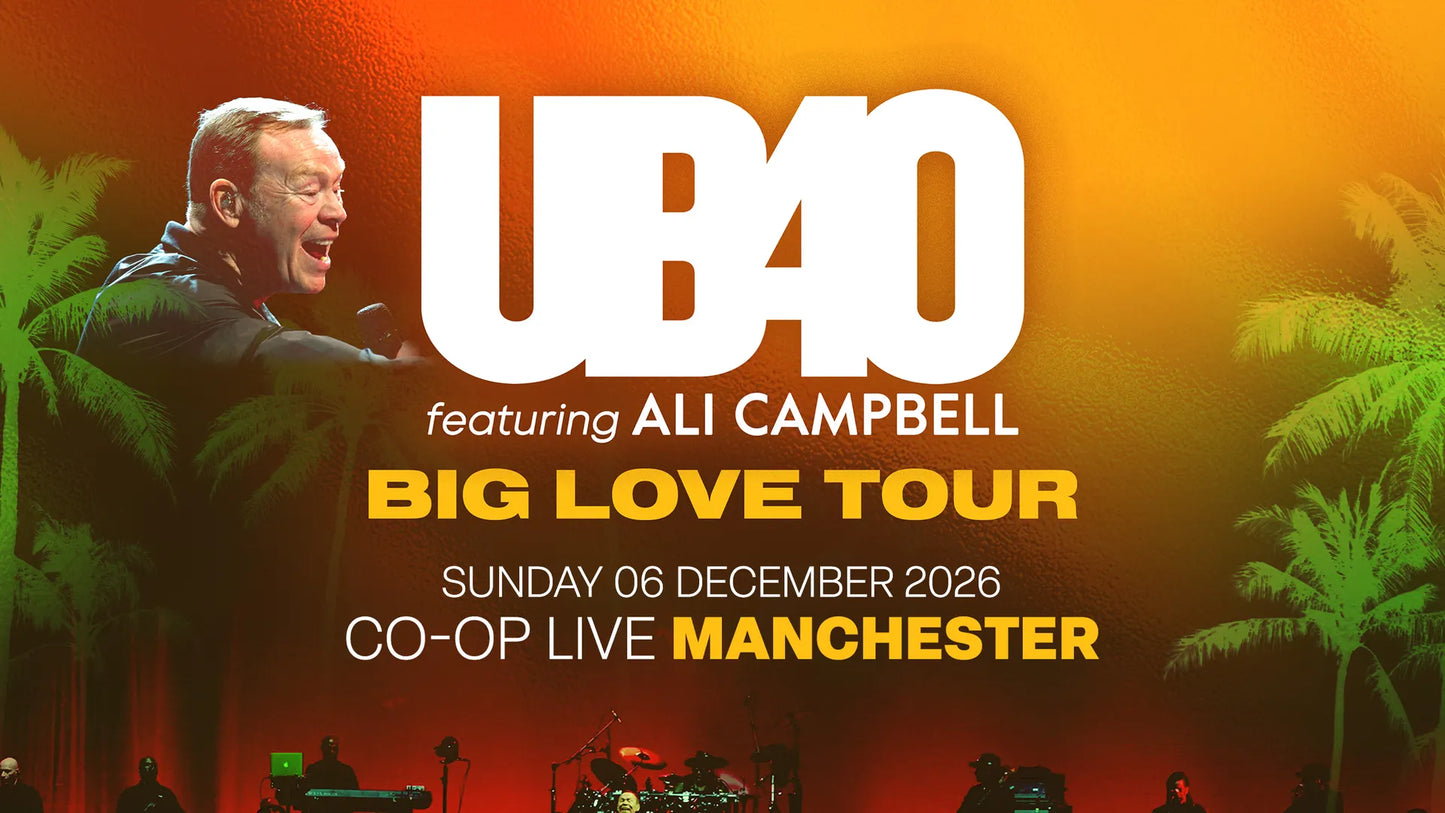 Secure parking for UB40 - 06/12/2026 - Premier Parking Manchester