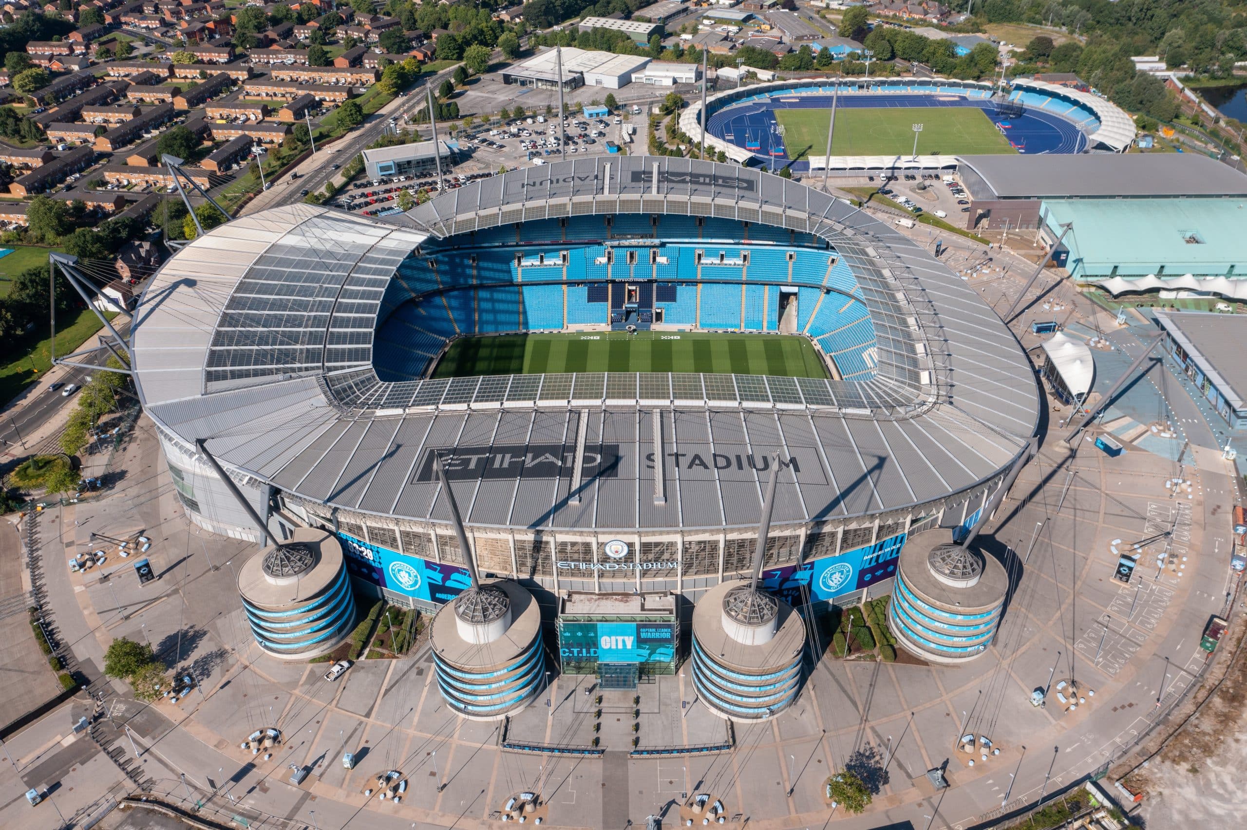 Manchester,,United,Kingdom.,08.12.2022,Manchester,City,,Etihad,Stadium.,Aerial,Image. Manchester city season ticket